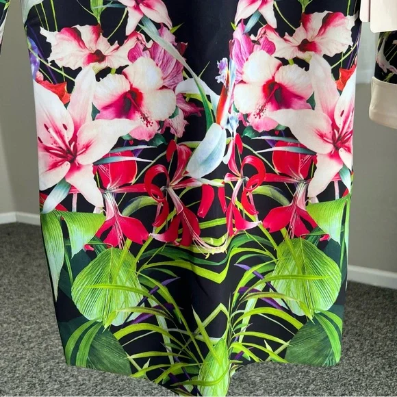 NWT Ted Baker Youma Mirrored Tropics Mini Dress - Picture 8 of 14